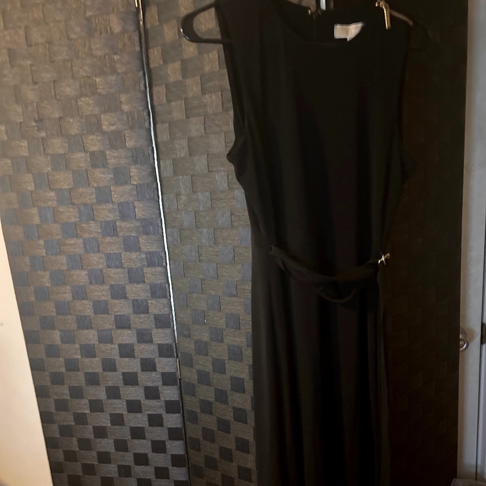 Michael Kors Midi Dress Size Medium with gold hardware